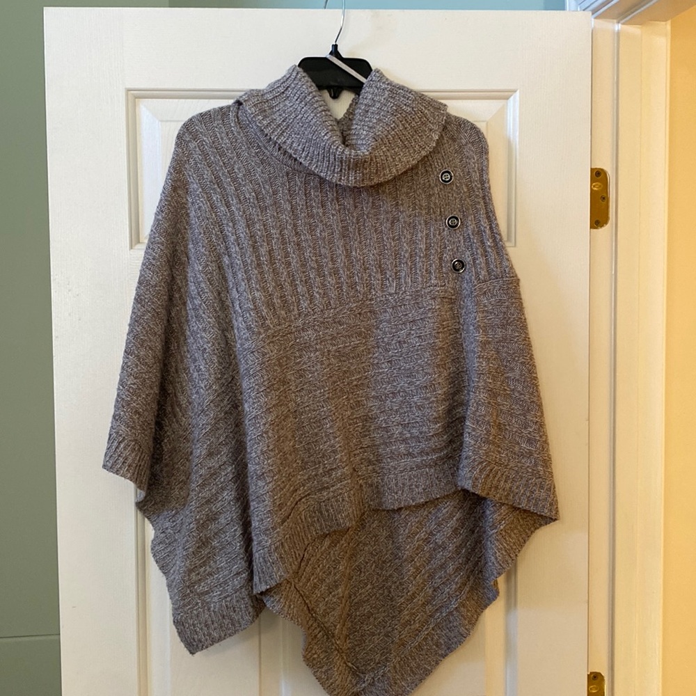 Karen Scott Sweater Poncho